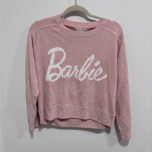 Barefoot Dreams x Barbie Soft Pink Cozy Pullover